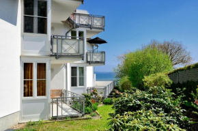 Ferienwohnung Hafenliebe, Villa Vilmblick mit Meerblick